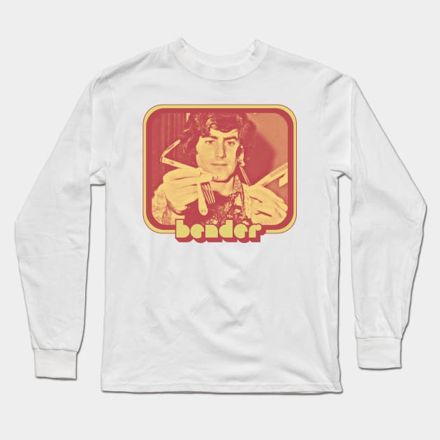 Uri Geller // Retro Spoon Bending Design Long Sleeve T-Shirt by DankFutura